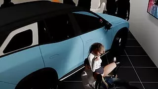 A Couple Is Secretly Fucking at the Car Show