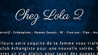 French Audio Story - You're free-using in the swingers' club with your wife
