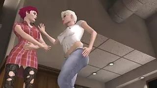 BlondeLes ep 1 - Pamela&#039;s Debt