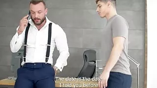 Staghomme Bastian Karim has his hole stretched by big dick Sir Peter