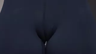 Nike Pro Leggings Camel Toe Close Up