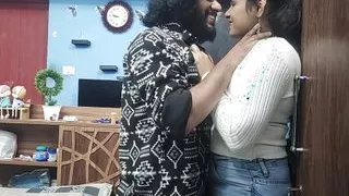 Malayali couples hot sex with malayalam dirty talk, Mallu couple hot sex, Vaishnavy and Sharun Raj hot sex, Mallu couple sex