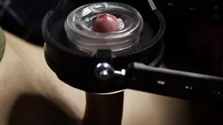 Testing out a new hands-free masturbator