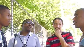 Tempting Ebony Babe Gets Slammed and Facialized