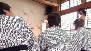 Full Uncensored JAV Group Sex Orgy with 4 Girs Fucked by Older Guys Without Condom