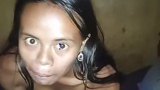 Black teen Pussy Masturbate in front of her BF