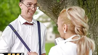 MATURE4K. Czech MILF met a young stud after a morning run and took him to her place