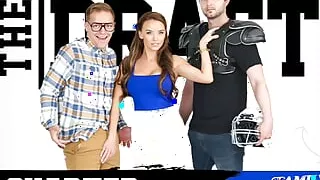 FamilyStrokes - Stepmom Pristine Edge Satisfies Stepson To Get The Dream Fantasy Football Draft Pt.1