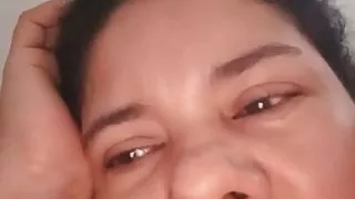 The woman sucks him up to the crown