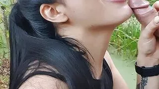 Teen Vlogger Films Her Blowjob Skills