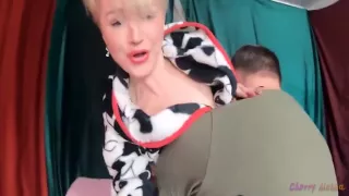 Milf Got Double Penetration When She Was Going To A Meeting