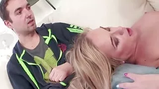 Blonde Wifey Loves To Swing