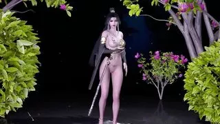 3D Cute Asian Skinny Slut Sucking Stranger's Big Dick and Got Fucked