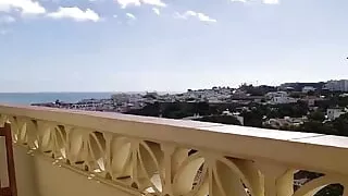 POV. an Unexpected Morning Blowjob on the Balcony Instead of Coffee