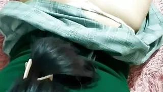 Shall We Play The Secret Of Daddies? High School Girl Playing With Daddy With Her Uniform On