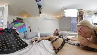 Blonde Crazy Girl 360 Night - Best Vr Experience