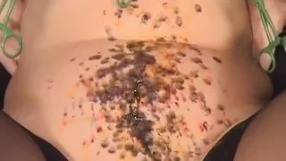 German slut poured with wax and spanked hard