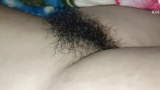 Bhabhi's beautiful hairy pussy.