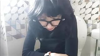 A Snack Full of Brown Right on the Toilet