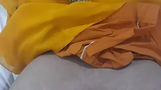 Doggy Style Fuck with Sexy Teacher in Hot Saree with Moanings