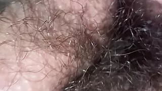 Jerking my Big Hairy Cock