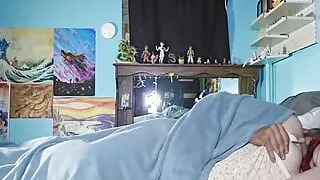 tricking step daddy with a wig to look like step mom for his dick he punished me by being rough