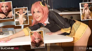 Naughty Anime Babe, Stella Bliss, Takes A BBC Creampie - SuckMeVR