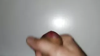 An incredibly large ejaculation