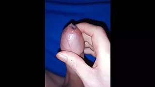 Jerking off while camping in the rain