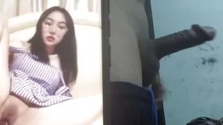 Handjob with hot girl