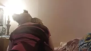 Fox girl rides dragon thrusting cock