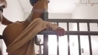 She traded me a Blowjob for Backshots. Snuck a quickie in the stairwell.