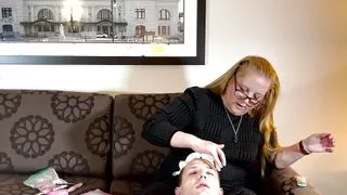 Makeup Transformation on Man Who Becomes Maid