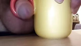 Coffee mug wife fucked by small cock