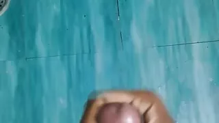 Masterbetion  the bathroom