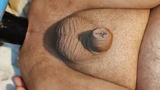 I rip the whore's ass with my big black cock. I jump on his ass like a wild cat