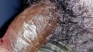 Hairy small cock fag try to masturbate and piss