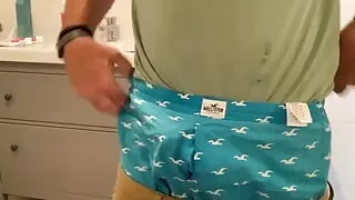 Jerking off, Edging in My Boxers, Jeans, Try a Cockring, Unedited