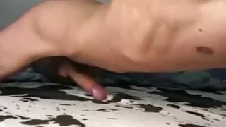 Guy Moaning while Humping Bed - Cum Handsfree