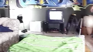 Spanish babe blows a guy POV style while her man bangs her cunt