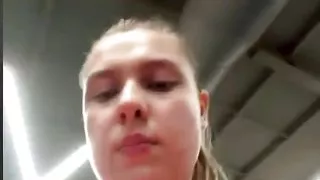 Sexy Girl Training in the Gym so Hot