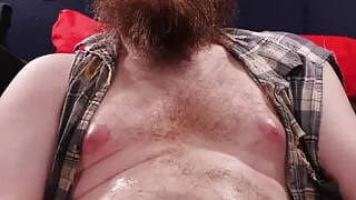 Making my cock spit New Years Eve