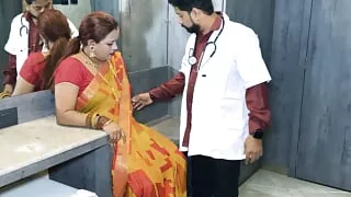 The woman went to the doctor because she could not get pregnant.