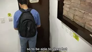 I visited a hotel and couldn't stand the desire to masturbate