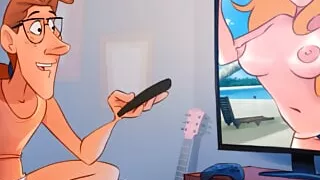 Good night kiss (part 02) - The Naughty Home Animation