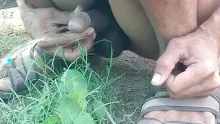 Pee Black Cock Outdoor Indian Man Fuck