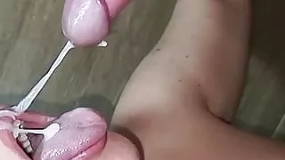 My Wife Getting a Load and Biggest Cumshot From My Best Friend