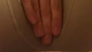 Fingering myself panties on. Virgin girl and wet sounds