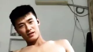 Handsome boys in military uniform play video, masturbate and shoot.