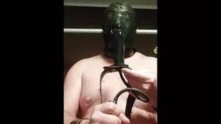 Slave Filo - The inflatable Dildo Gag